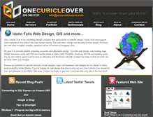 Tablet Screenshot of onecubicleover.com